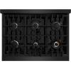 imageZLINE 36 in 52 cu ft Select Gas Range with 6 Burner Cooktop and Convection Gas Oven in Black Stainless Steel HGRB36