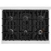 imageZLINE 36 in 52 cu ft Select Gas Range with 6 Burner Cooktop and Convection Gas Oven in Satin Stainless Steel HGRS36