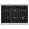 imageZLINE 36 in 52 cu ft Select Gas Range with 6 Burner Cooktop and Convection Gas Oven in Stainless Steel with White Matte Door HGRWM36