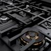 imageZLINE 48 in 67 cu ft Classic Double Oven Dual Fuel Range with 8 Burner Gas Cooktop in Black Stainless Steel CDRB48