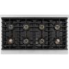 imageZLINE 48 in 67 cu ft Paramount Gas Range with 8 Burner DuoPro Cooktop and Dual Ovens in Satin Stainless Steel PSGRS48