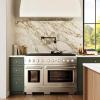 imageZLINE 48 in 67 cu ft Paramount Gas Range with 8 Burner DuoPro Cooktop and Dual Ovens in Stainless Steel PSGR48