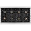 imageZLINE Autograph 48 in Paramount DuoPro Dual Fuel Range in Stainless Steel with Nickel Helix Handles PSDRZ48KPN