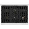 imageZLINE Autograph Edition 36 in 52 cu ft Select Dual Fuel Range with 6 Burner Gas Cooktop and Electric Convection Oven in Satin Stainless Steel with Champagne Bronze Accents HDRSZ36CB