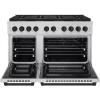 imageZLINE Autograph Edition 48 in 67 cu ft Paramount Gas Range with 8 Burner DuoPro Cooktop and Dual Ovens in Stainless Steel and Matte Black Accents PSGRZ48MB