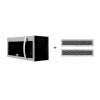 imageZLINE 30 15 cu ft Over the Range Microwave in Stainless Steel with Modern Handle and Set of 2 Charcoal Filters MWOOTRCF30