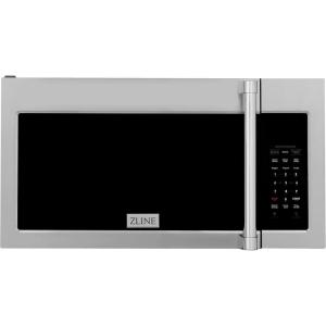 imageZLINE 30 15 cu ft Over the Range Microwave in Stainless Steel with Traditional Handle and Set of 2 Charcoal Filters MWOOTRCFH30
