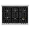 imageZLINE 36 in 52 cu ft Classic Dual Fuel Range with 6 Burner Gas Cooktop and Electric Convection Oven in Stainless Steel CDR36