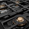 imageZLINE 30 in Classic Gas Rangetop with 4 Burner DuoPro Cooktop in Black Stainless Steel PCRTB30