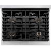imageZLINE 30 in Paramount Gas Rangetop with 4 Brass Burners and Porcelain Cooktop in Stainless Steel SRTBR30