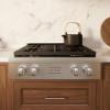 imageZLINE 30 in Paramount Gas Rangetop with 4 Burners and Porcelain Cooktop in Stainless Steel SRT30