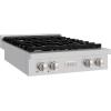 imageZLINE 30 in Paramount Gas Rangetop with 4 Burners and Porcelain Cooktop in Stainless Steel SRT30