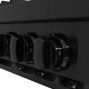 imageZLINE 48 in Classic Gas Rangetop with 8 Burners and Porcelain Cooktop in Black Stainless Steel