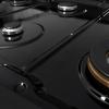 imageZLINE 48 in Paramount Gas Rangetop with 8 Burners and Porcelain Cooktop in Black Stainless Steel SRTB48