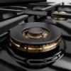imageZLINE Autograph Edition 30 in Classic Gas Rangetop with 4 Burner DuoPro Cooktop in Black Stainless Steel and Champagne Bronze Accents PCRTBZ30CB