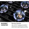 imageZLINE Autograph Edition 48 in Classic Gas Rangetop with 8 Burner DuoPro Cooktop in Stainless Steel and Champagne Bronze Accents PCRTZ48CB