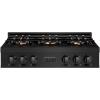 imageZLINE 36 in Classic Gas Rangetop with 6 Burner DuoPro Cooktop in Black Stainless Steel PCRTB36