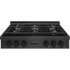 imageZLINE 36 in Paramount Gas Rangetop with 6 Burner DuoPro Cooktop in Black Satin Stainless Steel PSRTBS36