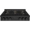 imageZLINE 36 in Paramount Gas Rangetop with 6 Burner DuoPro Cooktop in Black Stainless Steel PSRTB36