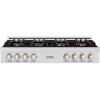 imageZLINE 48 in Classic Gas Rangetop with 8 Burner DuoPro Cooktop in Satin Stainless Steel PCRTS48