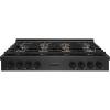 imageZLINE 48 in Paramount Gas Rangetop with 8 Burner DuoPro Cooktop in Black Satin Stainless Steel PSRTBS48