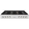imageZLINE 48 in Paramount Gas Rangetop with 8 Burner DuoPro Cooktop in Satin Stainless Steel PSRTS48