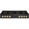 imageZLINE Autograph Edition 48 in Classic Gas Rangetop with 8 Burner DuoPro Cooktop in Black Stainless Steel and Polished Gold Accents PCRTBZ48G