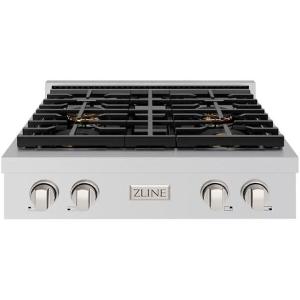 imageZLINE 30 in Paramount Gas Rangetop with 4 Burner DuoPro Cooktop in Stainless Steel PSRT30