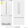 image36 in 3Door French Door Refrigerator with Internal Ice amp Water Dispenser with White Matte Panels