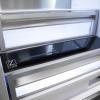 imageAutograph Edition 30 in 2Door Panel Ready Bottom Freezer Refrigerator wIce Water Dispenser Polished Gold Handle