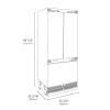imageAutograph Edition 36 in 3Door Panel Ready French Door Refrigerator wIce and Water Dispenser and Matte Black Handle