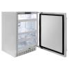 imageZ Line Kitchen and Bath ZLINE 24 in Touchstone 151 Can Beverage Fridge With Solid Stainless Steel Door RBSOST24
