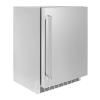 imageZ Line Kitchen and Bath ZLINE 24 in Touchstone 151 Can Beverage Fridge With Solid Stainless Steel Door RBSOST24