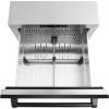 imageZ Line Kitchen and Bath ZLINE 24 in Touchstone 168 Can OutdoorRated Dual Refrigerator Drawer with Black Stainless Steel Doors RDSOBS24
