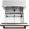 imageZ Line Kitchen and Bath ZLINE 24 in Touchstone 168 Can OutdoorRated Dual Refrigerator Drawer with Hand Hammered Copper Doors RDSOHH24