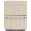 imageZ Line Kitchen and Bath ZLINE 24 in Touchstone 168 Can OutdoorRated Dual Refrigerator Drawer with PanelReady Doors RDSPO24