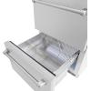 imageZ Line Kitchen and Bath ZLINE 24 in Touchstone 168 Can OutdoorRated Dual Refrigerator Drawer with Satin Stainless Steel Doors RDSOSN24