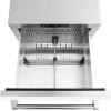 imageZ Line Kitchen and Bath ZLINE 24 in Touchstone 168 Can OutdoorRated Dual Refrigerator Drawer with White Matte Doors RDSOWM24