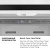 imageZ Line Kitchen and Bath ZLINE 36 in 289 cu ft StandardDepth French Door External Water Dispenser Refrigerator with Dual Ice Maker in FingerprintResistant Stainless Steel RSMW36