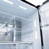 imageZ Line Kitchen and Bath ZLINE Autograph 36 in Black Stainless Standard Refrigerator wBronze Handles RSMZW36BSFCB