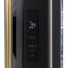 imageZ Line Kitchen and Bath ZLINE Autograph 36 in Black Stainless Standard Refrigerator wGold Handles RSMZW36BSG