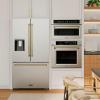 imageZ Line Kitchen and Bath ZLINE Autograph 36 in StandardDepth Refrigerator wChampagne Bronze Handles RSMZW36CB