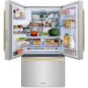 imageZ Line Kitchen and Bath ZLINE Autograph 36 in StandardDepth Refrigerator wChampagne Bronze Handles RSMZW36FCB