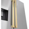 imageZ Line Kitchen and Bath ZLINE Autograph 36 in StandardDepth Refrigerator wChampagne Bronze Handles RSMZW36FCB