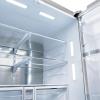 imageZ Line Kitchen and Bath ZLINE Autograph 36 in StandardDepth Refrigerator wChampagne Bronze Handles RSMZW36FCB