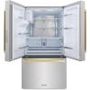 imageZ Line Kitchen and Bath ZLINE Autograph 36 in StandardDepth Refrigerator wPolished Gold Handles RSMZW36FG