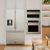 imageZ Line Kitchen and Bath ZLINE Autograph 36 in StandardDepth Refrigerator wPolished Gold Handles RSMZW36G