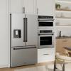 imageZ Line Kitchen and Bath ZLINE Autograph 36 in StandardDepth Refrigerator with Matte Black Handles RSMZW36MB