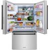 imageZ Line Kitchen and Bath ZLINE Autograph 36 in StandardDepth Refrigerator with Matte Black Handles RSMZW36MB