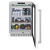 imageZLINE 24 in Touchstone 151 Can Beverage Fridge With White Matte Glass Door RBSOWM24